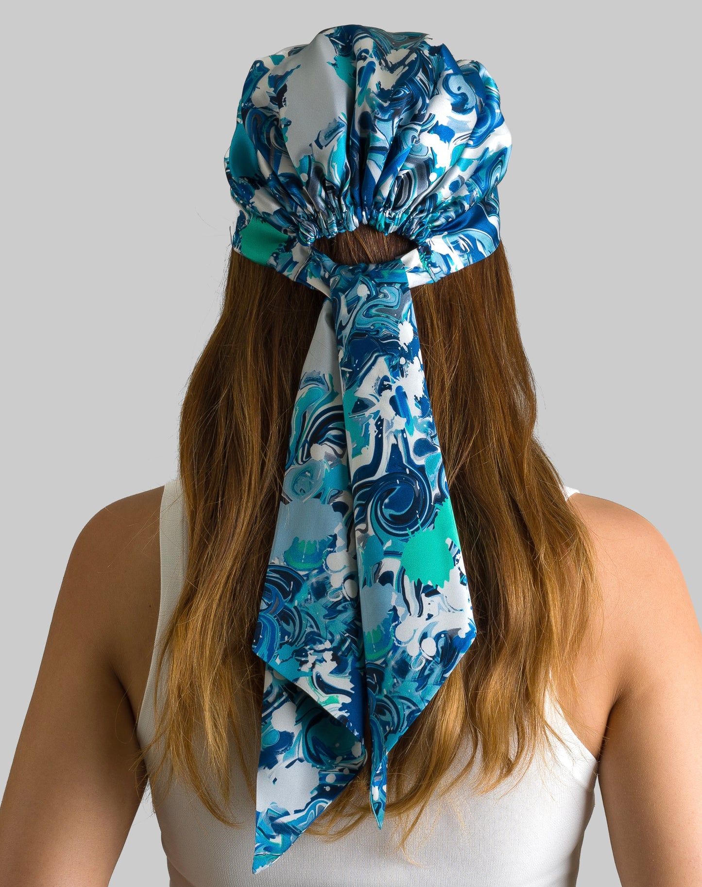 Blue Anemone İpek Headband
