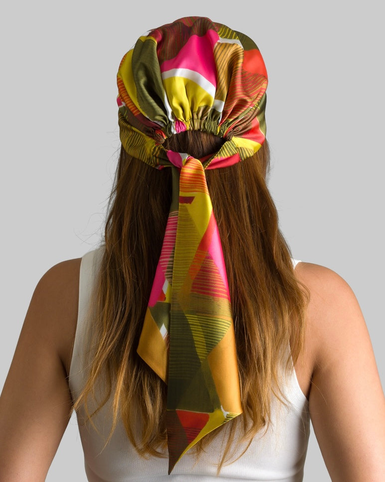 Lobelya Saten İpek Dokulu Headband