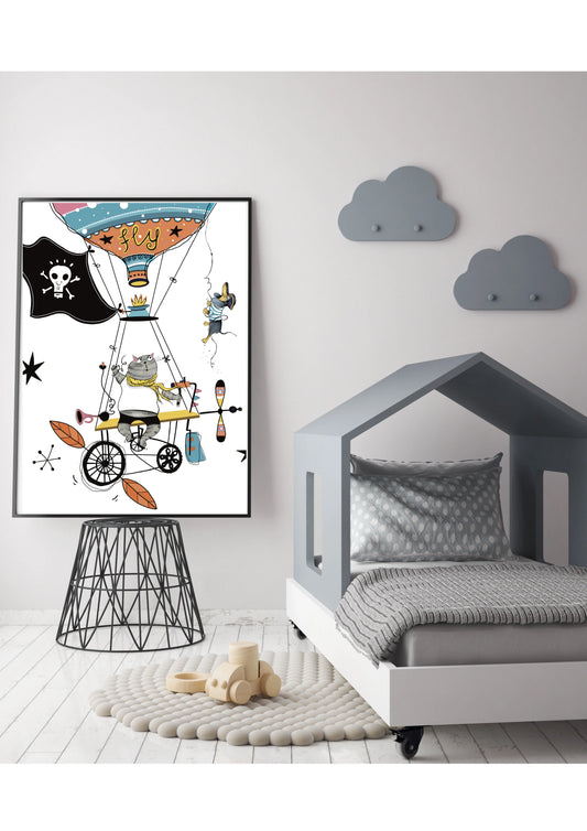 “Uçmayı Kafaya Koyan Kedi”