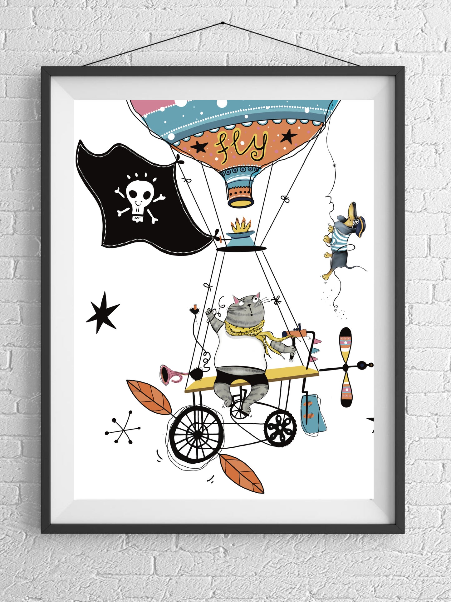 “Uçmayı Kafaya Koyan Kedi”