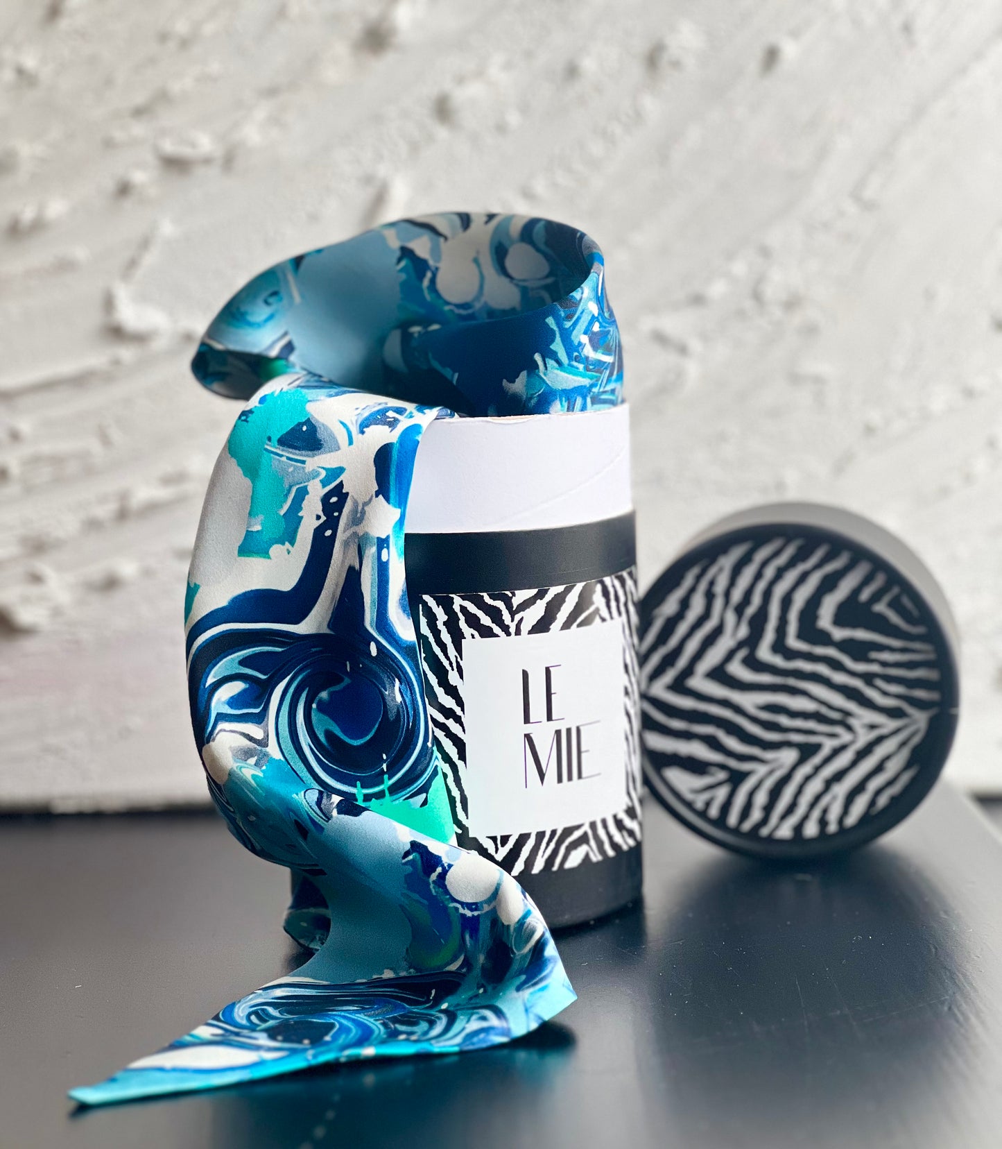 Blue Anemone İpek Headband