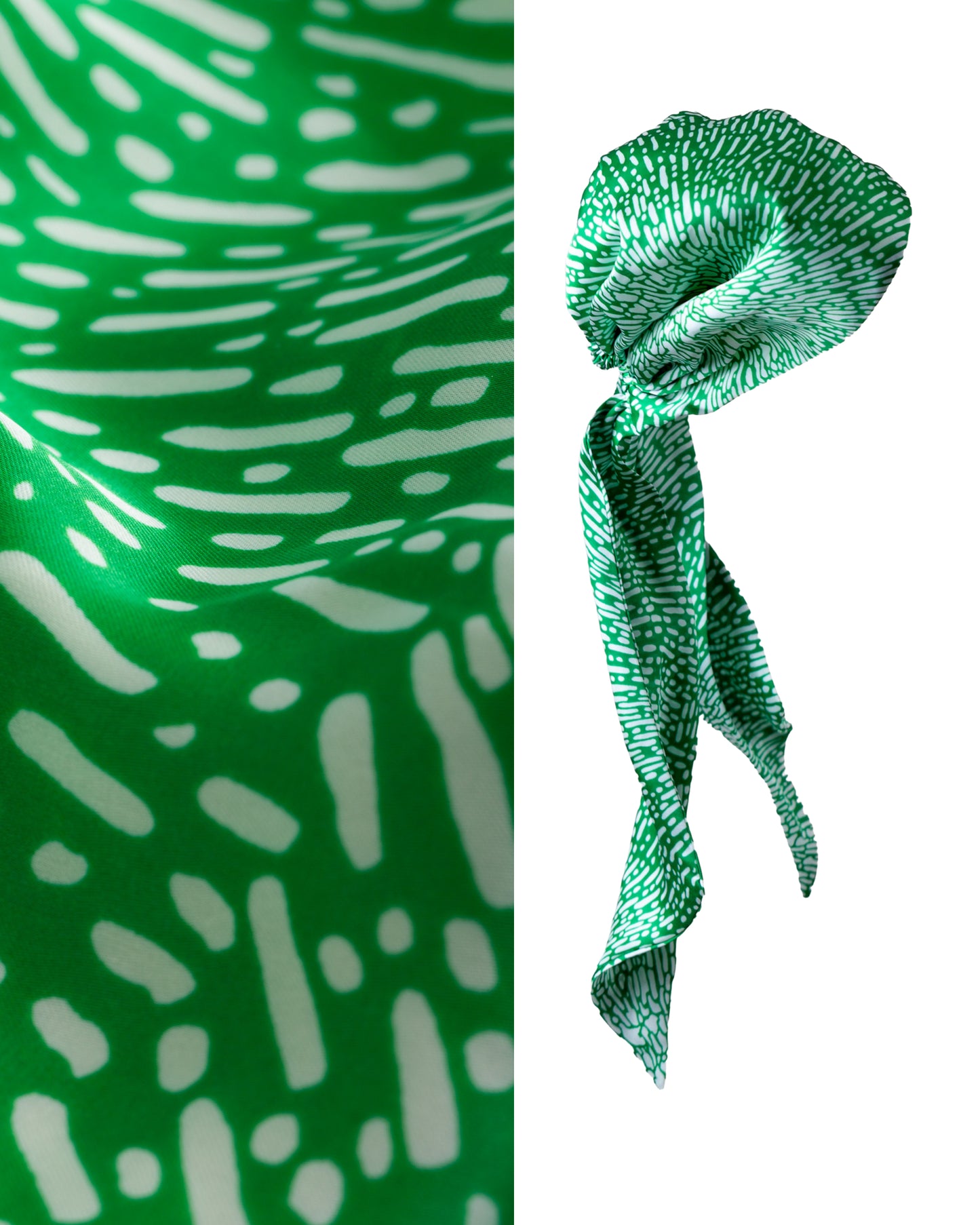 Lilium Candidum  - Saten İpek Dokulu Headband