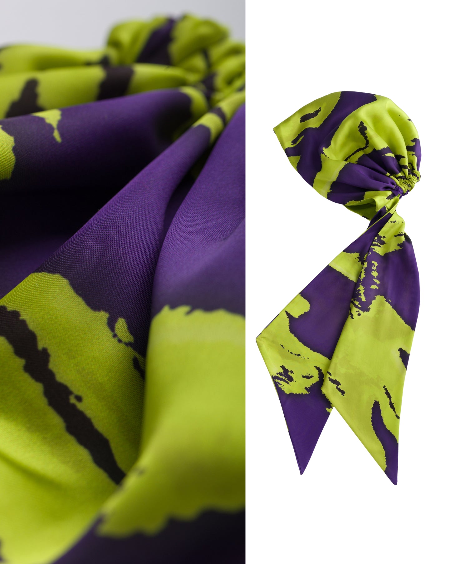 Klemati  Saten İpek Dokulu Headband