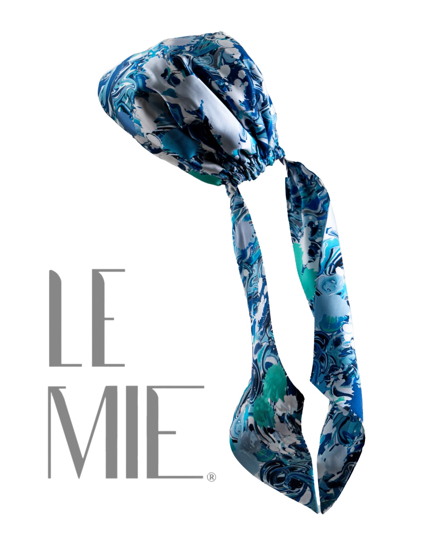 Blue Anemone İpek Headband