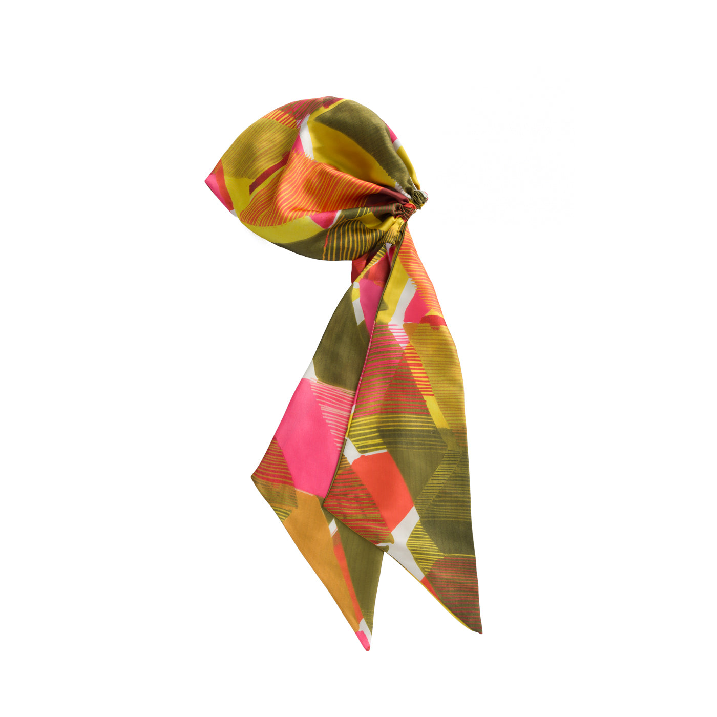 Lobelya Saten İpek Dokulu Headband